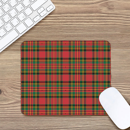 Pixel Stewart Scottish Tartan Print Mouse Pad