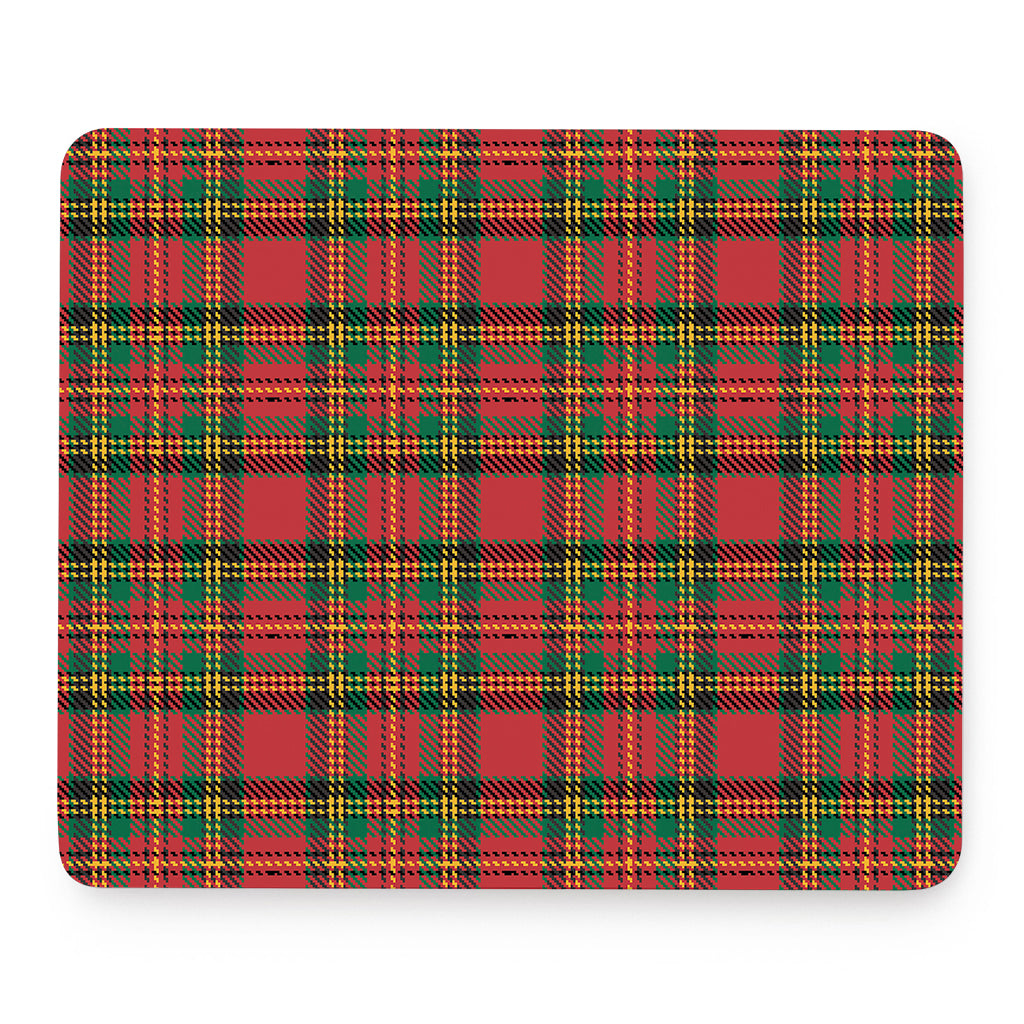 Pixel Stewart Scottish Tartan Print Mouse Pad