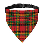 Pixel Stewart Scottish Tartan Print Over The Collar Dog Bandana