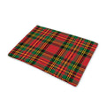 Pixel Stewart Scottish Tartan Print Pet Cooling Mat Cover
