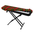 Pixel Stewart Scottish Tartan Print Piano Keyboard Cover
