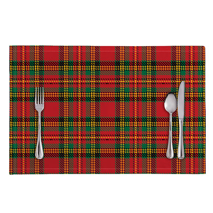 Pixel Stewart Scottish Tartan Print Placemat