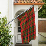Pixel Stewart Scottish Tartan Print Polyester Flag