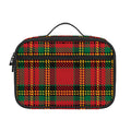 Pixel Stewart Scottish Tartan Print Portable Lunch Bag