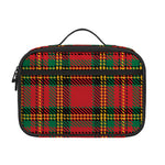 Pixel Stewart Scottish Tartan Print Portable Lunch Bag
