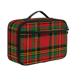 Pixel Stewart Scottish Tartan Print Portable Lunch Bag