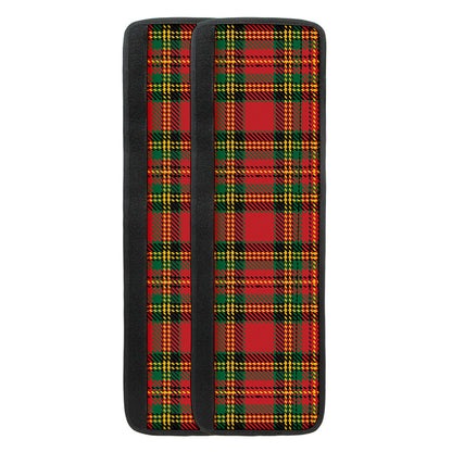 Pixel Stewart Scottish Tartan Print Refrigerator Handle Covers