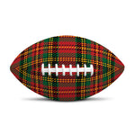 Pixel Stewart Scottish Tartan Print Rugby Ball