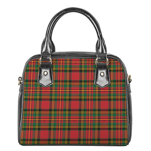 Pixel Stewart Scottish Tartan Print Shoulder Handbag