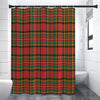 Pixel Stewart Scottish Tartan Print Shower Curtain