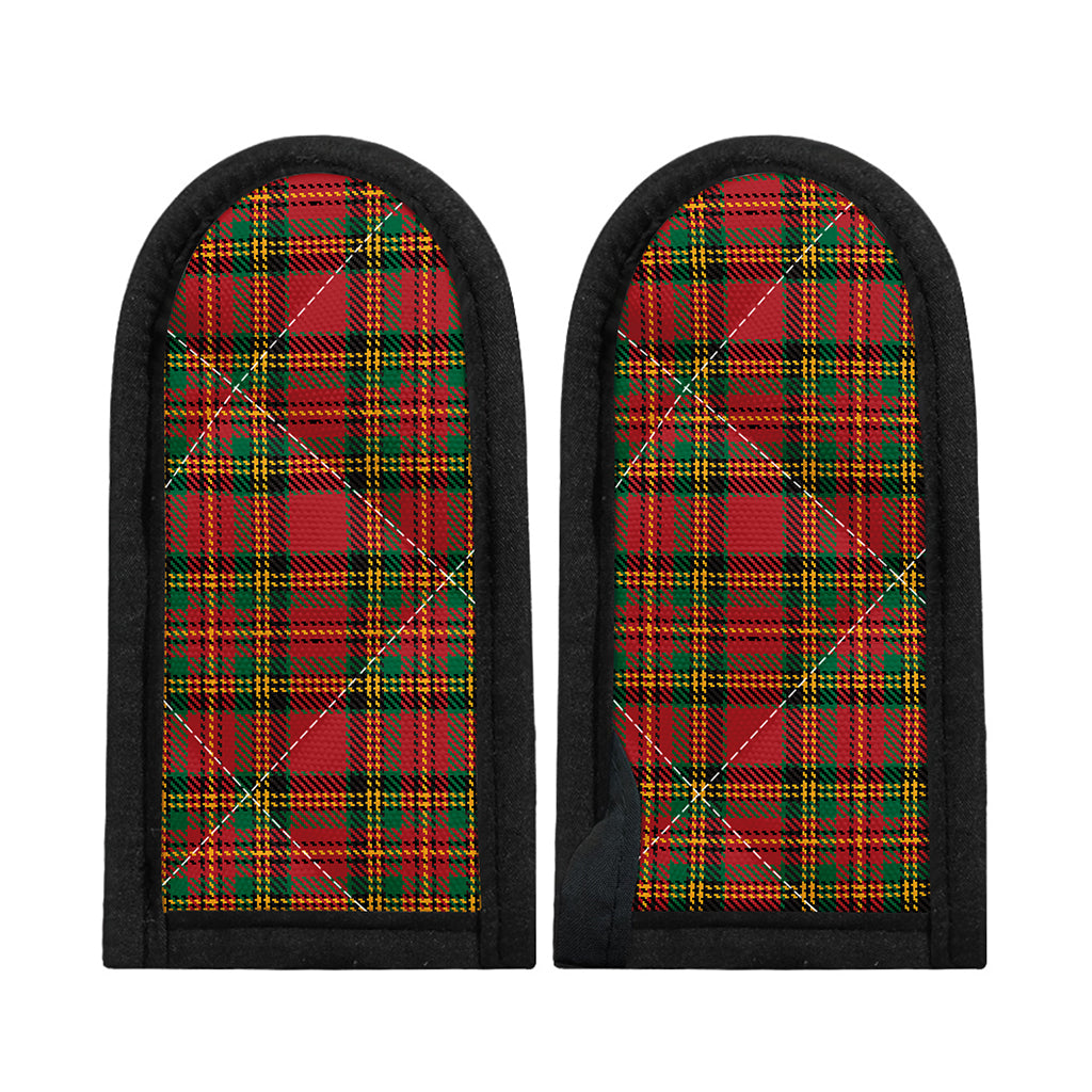 Pixel Stewart Scottish Tartan Print Skillet Handle Cover