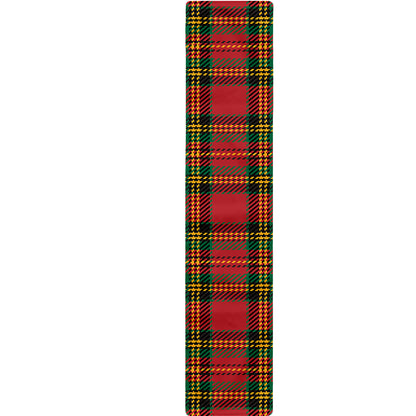 Pixel Stewart Scottish Tartan Print Table Runner