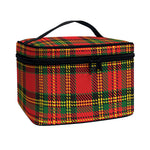 Pixel Stewart Scottish Tartan Print Travel Makeup Bag