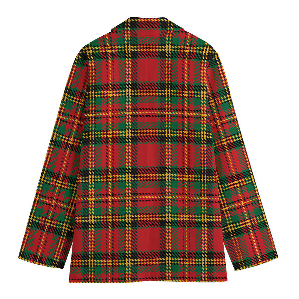 Pixel Stewart Scottish Tartan Print Women's Blazer