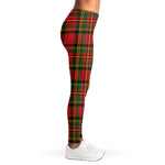 Pixel Stewart Scottish Tartan Print Women's Leggings