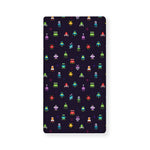 Pixel UFO Aliens Pattern Print Baby Crib Sheet