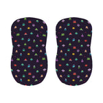 Pixel UFO Aliens Pattern Print Bar Stool Covers