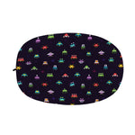 Pixel UFO Aliens Pattern Print Car Side Mirror Covers