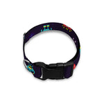 Pixel UFO Aliens Pattern Print Dog Collar