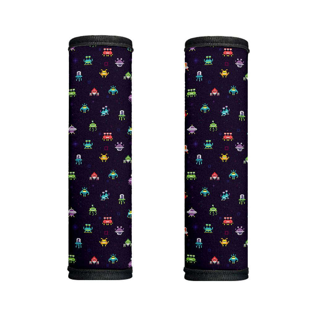 Pixel UFO Aliens Pattern Print Handle Covers