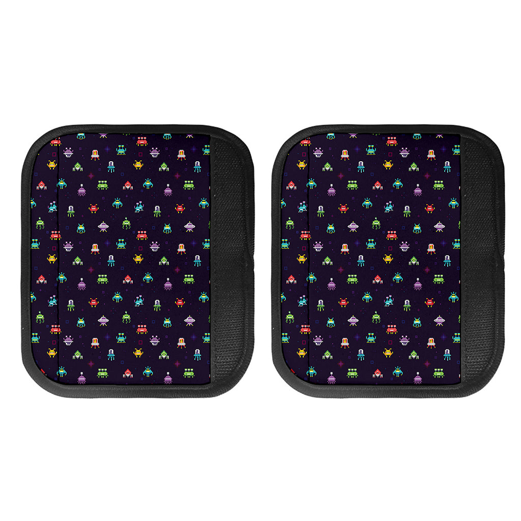 Pixel UFO Aliens Pattern Print Handle Covers