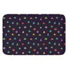 Pixel UFO Aliens Pattern Print Indoor Door Mat