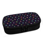 Pixel UFO Aliens Pattern Print Insulin Cooler Travel Case
