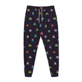 Pixel UFO Aliens Pattern Print Jogger Pants
