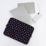 Pixel UFO Aliens Pattern Print Laptop Sleeve