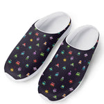 Pixel UFO Aliens Pattern Print Mesh Casual Shoes