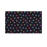 Pixel UFO Aliens Pattern Print Polyester Flag