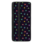 Pixel UFO Aliens Pattern Print Refrigerator Handle Covers