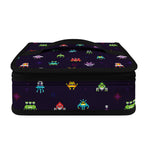 Pixel UFO Aliens Pattern Print Small Lunch Bag