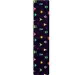Pixel UFO Aliens Pattern Print Table Runner