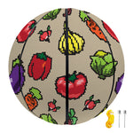 Pixel Vegetables Pattern Print Basketball