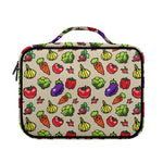 Pixel Vegetables Pattern Print Briefcase Bible Bag