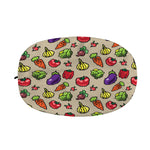 Pixel Vegetables Pattern Print Car Side Mirror Covers