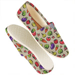 Pixel Vegetables Pattern Print Casual Shoes