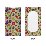 Pixel Vegetables Pattern Print Changing Pad Cover
