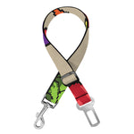 Pixel Vegetables Pattern Print Dog Seat Belt