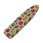Pixel Vegetables Pattern Print Ironing Board Cover