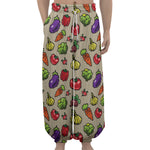 Pixel Vegetables Pattern Print Lantern Pants