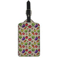 Pixel Vegetables Pattern Print Luggage Tag