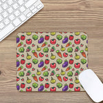 Pixel Vegetables Pattern Print Mouse Pad