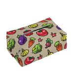 Pixel Vegetables Pattern Print Rectangle Tissue Box Cover