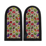 Pixel Vegetables Pattern Print Skillet Handle Cover