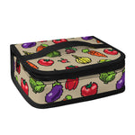 Pixel Vegetables Pattern Print Small Lunch Bag