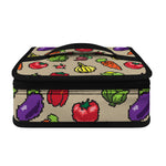 Pixel Vegetables Pattern Print Small Lunch Bag