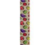 Pixel Vegetables Pattern Print Table Runner