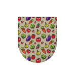 Pixel Vegetables Pattern Print Toilet Lid Cover